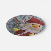 Danny Duck Santa. Papieren Bordjes (Gekanteld)