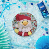 Danny Duck Santa. Papieren Bordjes (Feest)