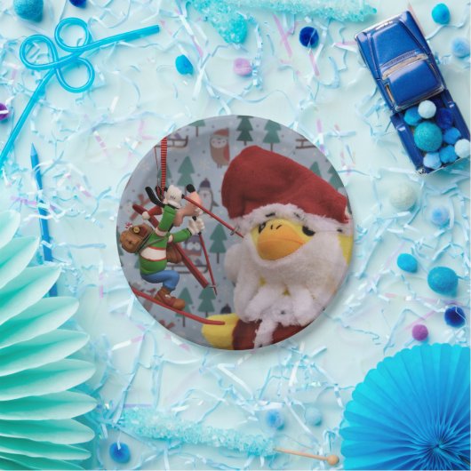 Danny Duck Santa. Papieren Bordjes (Feest)