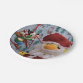Danny Duck Santa. Papieren Bordjes (Gekanteld)