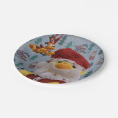 Danny Duck Santa. Papieren Bordjes (Gekanteld)