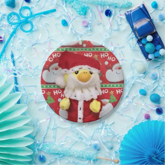 Danny Duck Santa. Papieren Bordjes (Feest)