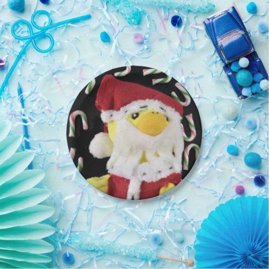Danny Duck Santa. Papieren Bordjes (Feest)
