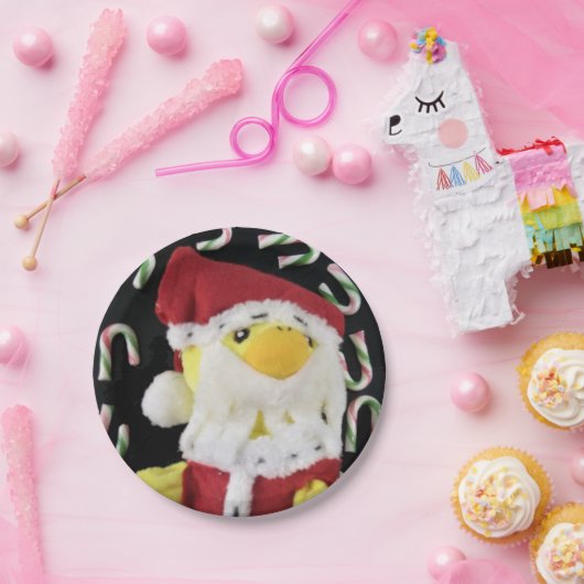 Danny Duck Santa. Papieren Bordjes (Feest)