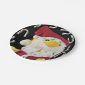 Danny Duck Santa. Papieren Bordjes (Gekanteld)