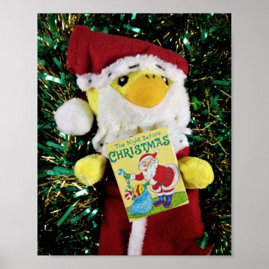 Danny Duck Santa Poster (Voorkant)