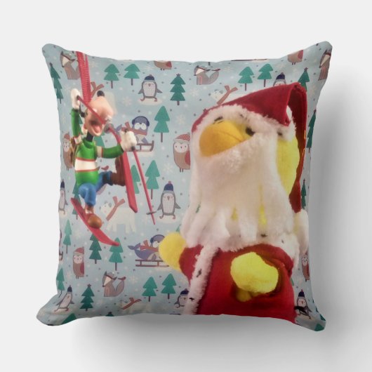 Danny Duck Sinterklaas Kerst Kussen (Voorkant)