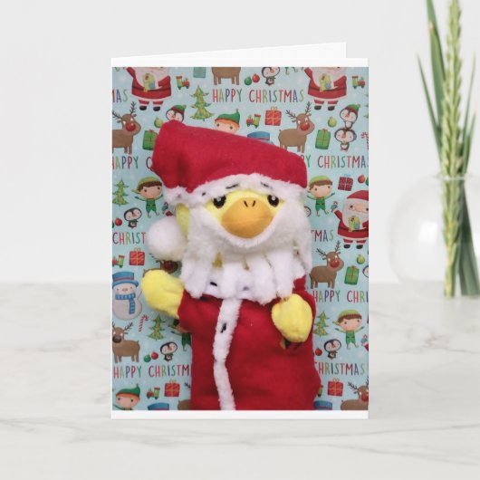 Danny Duck Sinterklaas Kerstkaart Kaart (Voorkant)