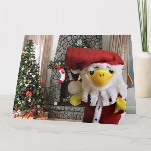 Danny Duck Sinterklaas Kerstkaart Kaart (Voorkant)