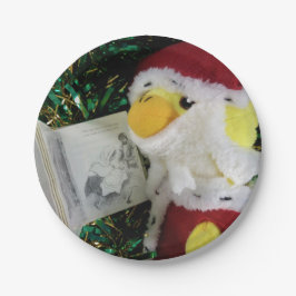Danny Duck Sinterklaas.   Papieren borden Bordje