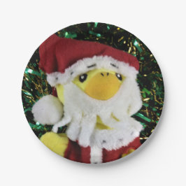 Danny Duck Sinterklaas.   Papieren borden Bordje