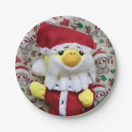 Danny Duck Sinterklaas.   Papieren borden Bordje