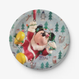 Danny Duck Sinterklaas.   Papieren borden Bordje