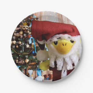 Danny Duck Sinterklaas.   Papieren borden Bordje