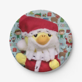 Danny Duck Sinterklaas.   Papieren borden Bordje