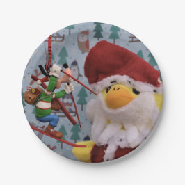 Danny Duck Sinterklaas.   Papieren borden Bordje