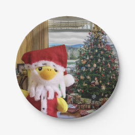Danny Duck Sinterklaas.   Papieren borden Bordje