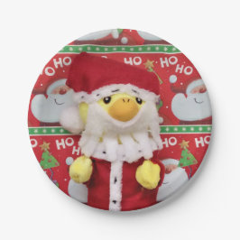 Danny Duck Sinterklaas.   Papieren borden Bordje