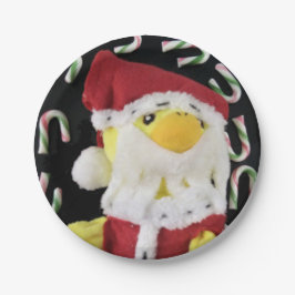 Danny Duck Sinterklaas.   Papieren borden Bordje