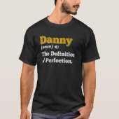 Danny Gift Naam Gepersonaliseerde Verjaardag Naam  T-shirt (Voorkant)