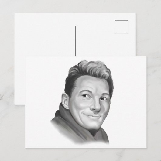 Danny Kaye Briefkaart (Voorkant / Achterkant)