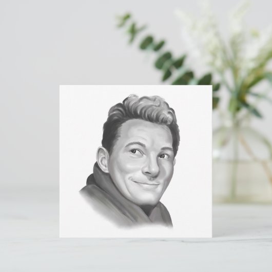 Danny Kaye Feestdagenkaart (Staand voorkant)