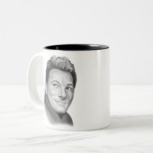 Danny Kaye Tweekleurige Koffiemok (Voorkant links)