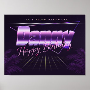 Danny Name Vorname Poster Geburtstag