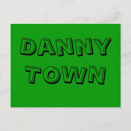 Danny, TOWN Briefkaart (Voorkant)