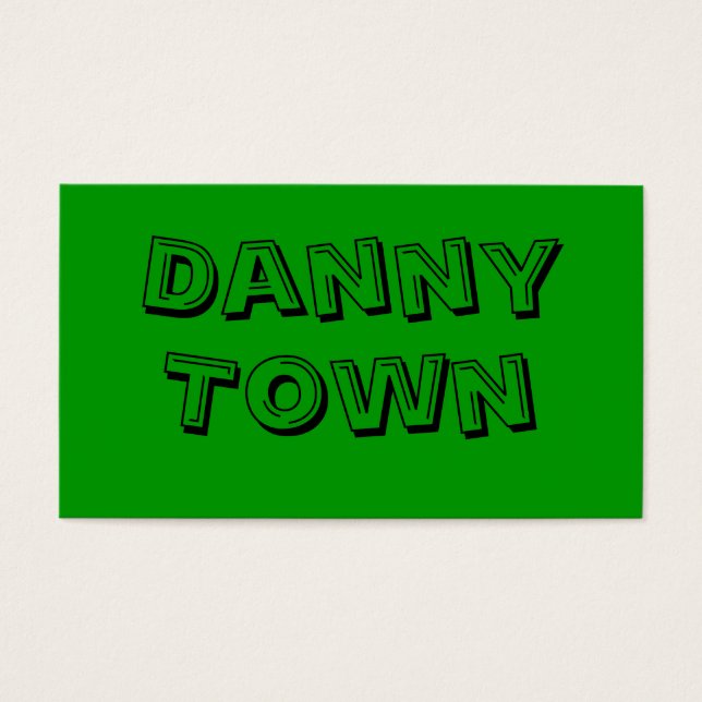 Danny, Town Visitekaartjes (Voorkant)