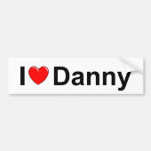 Danny van de I Love (Heart) Bumpersticker (Voorkant)