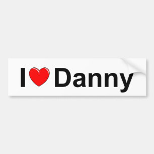 Danny van de I Love (Heart) Bumpersticker