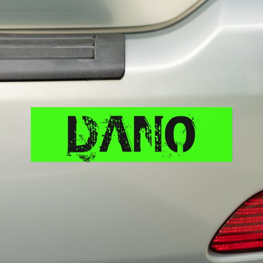 Dano Bumpersticker (Op auto)