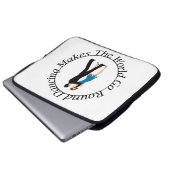 Dans 15-inch rondom laptophoes laptop sleeve (Voorkant onderkant)