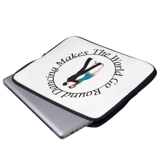 Dans 15-inch rondom laptophoes laptop sleeve (Voorkant onderkant)