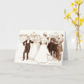 Dans 1899 van de verjaardag kaart (Gele Bloem)