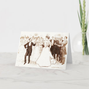 Dans 1899 van de verjaardag kaart