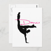 dans_1 briefkaart (Voorkant / Achterkant)