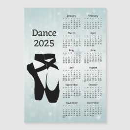 Dans 2025 Kalender Magnetische Kaart
