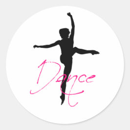 dans_2 ronde sticker