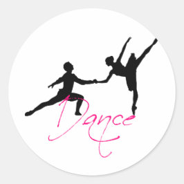 dans_4 ronde sticker