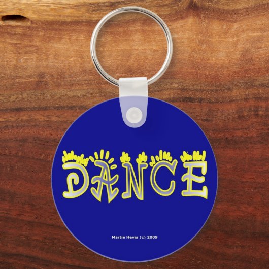 Dans (4c) Sleutelhanger (Voorkant)