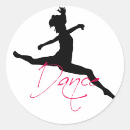 dans_6 ronde sticker