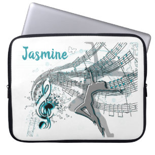 Dans aan de Muziek Laptop Sleeve