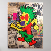 "Dans aan de muziek" Poster (Voorkant)