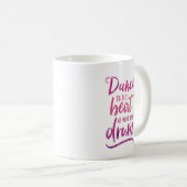 Dans aan de slag met je eigen trommel, inspirerend koffiemok (Voorkant rechts)