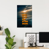 Dans aan de slag van je dromen poster (Thuiskantoor)