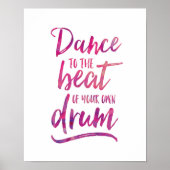 Dans aan het poster van de de waterverf van de sla (Voorkant)