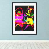 Dans Abstract Canvas Afdruk (Insitu (Houten vloer))