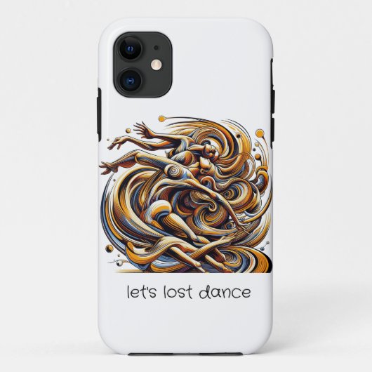 Dans abstracte kunst Case-Mate iPhone case (Achterkant)